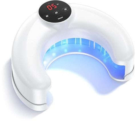 PZCC Appareil Traitement Laser Mycose Ongles, Mycose Ongles des Pieds Nettoyage et Réparation Ongles Traitement,10 Min Par Jour Améliorer Fongique, Pour Plusieurs Ongles des Mains Et des Pieds (Blanc)