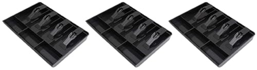 cdymrl 3X Cash Register Drawer - Tray Replacement 4 Bill/3 Coin Cash Register Insert Tray,12.6 x 9.6 x 1.4Inch
