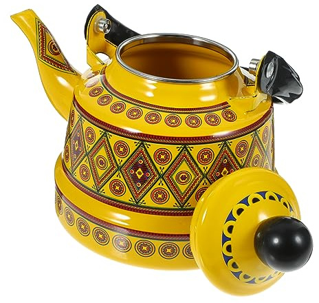 Enamel Stovetop Kettle 1.1l Heat Resistant Boiling Water Pot