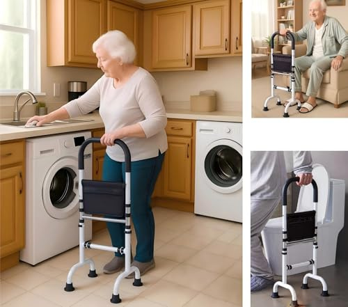 Stand Assist Aid for Elderly; Mobility Aids for Seniors; Couch Toilet Assist Rail; Knee Surgery Recovery Aids; Height Adjustable ; Weight 5lbs, Bear 350lbs.(Not a Walker; Not for Weak Arms)