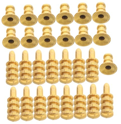 EPIGEIST 24juego Muebles De Conectores De Aleación De Zinc De Conectores para Muebles Casquillos para Pasadores De Espiga para Soporte De Estantería Cocina