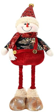 Nishiyuenyi Figura de Muñeco de Nieve de Navidad para Tienda, Regalo de Cumpleaños Y Vacaciones