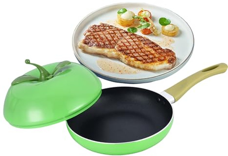 Sucritude Piccole Pentole Da Cucina,Utensili Da Cucina Antiaderenti Per Verdura E Frutta - Cocotte Per Pomodoro Con Coperchio - Per Piano Di Cottura A Induzione, Cottura Latte, Zuppa, Spaghetti,
