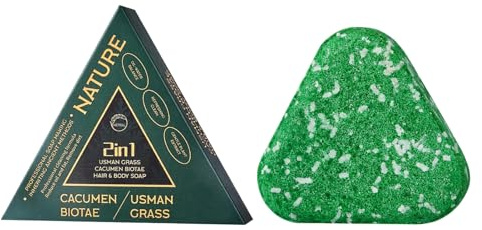 Savon De Bain 2 En 1, Mousse Riche Et Crémeuse, 128 G, Barre De Shampoing Pour Cheveux Naturels, Barre De Savon Triangulaire, Bienfaits Nourrissants Pour Les Cheveux, Pour Hommes Et Femmes, Salle De S