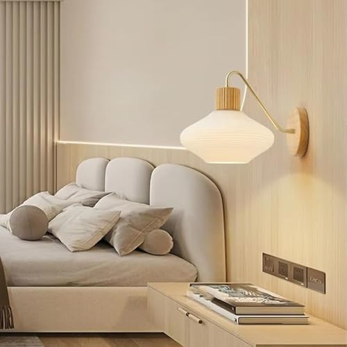 ISCBAFYX Lampada da Parete per testiera della Camera da Letto, Appartamento, Balcone, Sfondo, Portico, Leggero e alla,