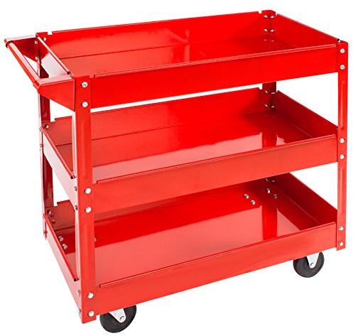 tectake® Werkstattwagen Werkzeugwagen Rollwagen - diverse Modelle - (3 Etagen | Nr. 400880)
