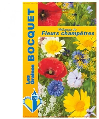 Sachet de graines de Mélange de fleurs champêtres Grand sachet - 15 g - LES GRAINES BOCQUET