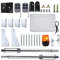Kit automazione cancello battente PNI MAB300LR, con 2 motori 40W, telecomandi e pannello comandi, fotocellule e lampada, lunghezza cancello 2 x 2,5m max, peso cancello 200Kg