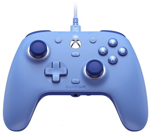 GameSir G7 SE Blue Wired Xbox Controller for PC, Xbox Series X/S, Xbox One, Officially Licensed Hall Effect Xbox Controller with 3.5mm Earphone Port, 2 Mappable Back Buttons,Anti Stick-Drift