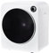 Ymkua Asciugatrice Elettrica 830W 3KG, Asciugatrice Asciugatrice A Tamburo, Montabile A Parete Asciugatrice In Acciaio Inox, Triplo Filtro, 5 Programmi, Protezione Da Surriscaldamento (White)