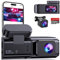 Dash Cam Front and Rear 2.5K+1080P, Ultra HD Dash Cam Built-in WiFi, Dual Car Camera with 32GB Card, 170°Wide Angle, Super Night Vision Dashcam with Parking Mode, G-Sensor, App Control, Loop Recording
