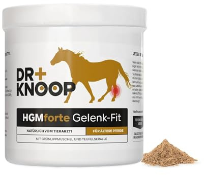 HGM Polvo articular de caballo para personas mayores – garra del diablo + polvo de mejillón de labios verdes + glucosamina, aumenta el placer de movimiento en la vejez, HGMforte 2 x 900 g, por