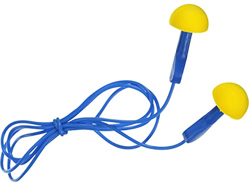 3M E-A-R EXPRESS Pod Plugs Ear Plugs 311-1114, Corded, Blue Grips, Pillow Pack