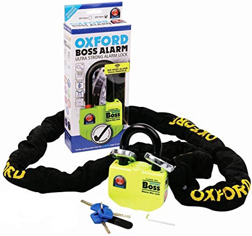 Oxford BIG Boss Alarm Lock & Chain 12mm x 2.0m OF12