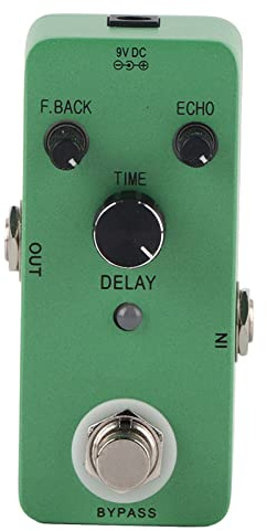 RiToEasysports Gitarren-Delay-Effektpedal Delay-Effekt-Soundprozessor für E-Gitarren