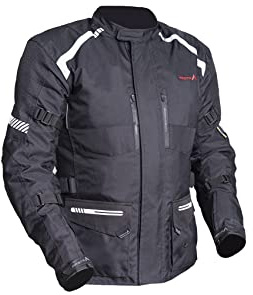 ARISTA CHAQUETA DE MOTO BLACK TOURING CORDURA