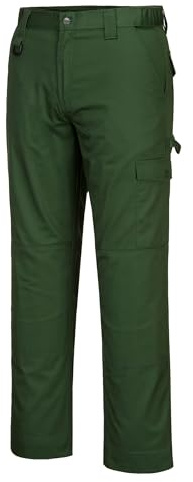 Portwest CD884 Super Work Trousers Durable Sitewear Kneepad Pockets Safety Cargo Pants Adjustable Fit Multi Function Construction Modern Workwear