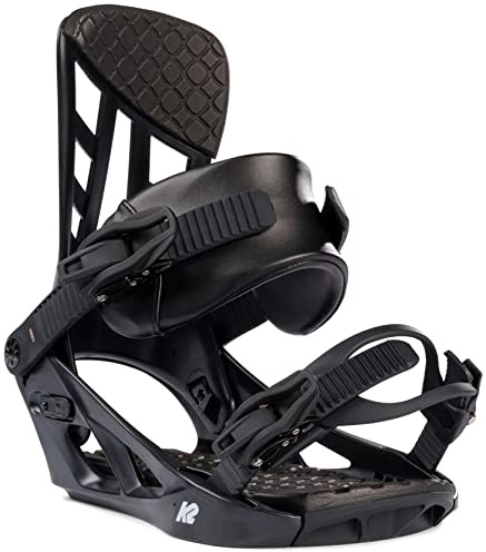 K2 Indy Men's Snowboard Bindings (Black, Medium)