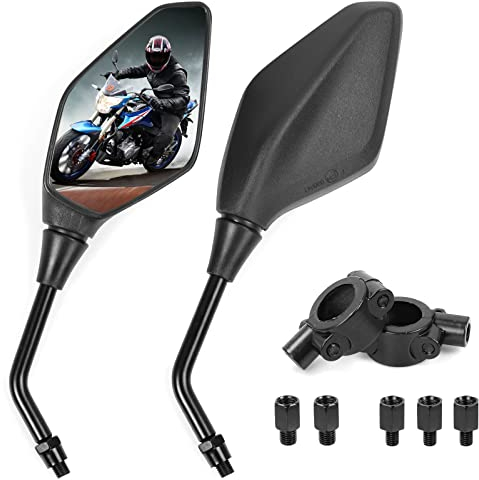 Moto Specchietti Retrovisori Laterali Omologati, Universali M10 M8 Filettatura Destra Sinistra