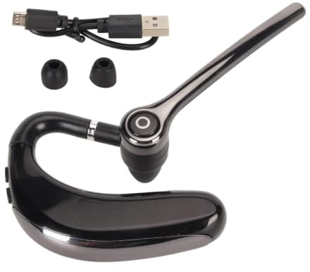 SUNGOOYUE Bluetooth-Headset, Geräuschunterdrückung, 65 Stunden Sprechzeit, Freisprecheinrichtung, Integriertes Mikrofon, Kabelloser Bluetooth 5.3-Ohrhörer für das Fahren von