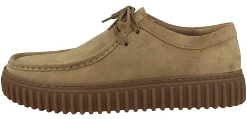 Clarks Torhill Lo Mens Dark Sand Suede, 11