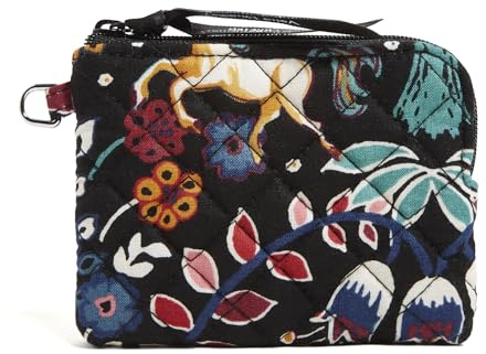 Vera Bradley Women's Cotton Coin Purse, Enchantment, One Size
