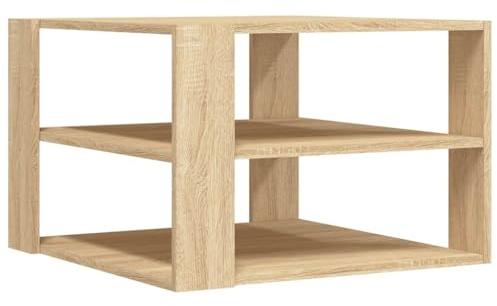 vidaXL Couchtisch Sonoma-Eiche 58x58x40 cm Holzwerkstoff