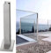 Ringhiera in Vetro Parapetto in Vetro Argentato per Ringhiera di Ponte/Patio/Scala/Corridoio, Kit Balaustra per Esterni in Acciaio Inox, Sistema di Supporto per Recinzione Verticale A Pavimento ( Colo