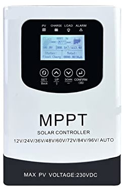 Solarenergie Laderegler 12V 24V 48V 60V 72V 96V 50A 60A 80A MPPT Solar Charge und Entladungsregler PV-Regler 230VDC For Lifepo4 Lithium-Gel-Batterie (Größe: 50A, Farbe: Auto 12V bis 96V)