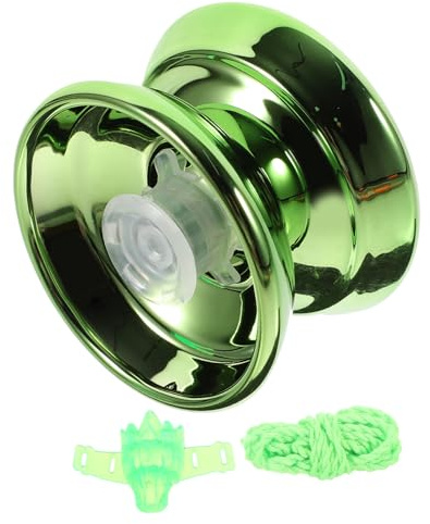 SKISUNO Yoyo Professionale Non Reattivo in Ferro e Plastica per Esercizio della Flessibilità delle Dita, Giocattolo Yoyo per Principianti come Regalo di Compleanno