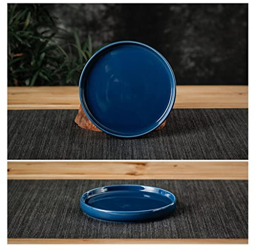 Ceramic Plant Stand & Water Tray Round Flower Pot Base for Indoor/Outdoor Use Ideal for Garden & Living Room Durable Chassis for Houseplants