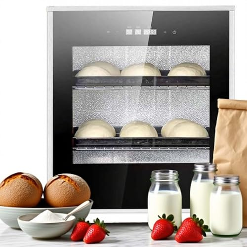Camera di Lievitazione Elettrica 40L, Regolazione Temperatura e Umidità, Acciaio Inox di Alta Qualità, Per Panetteria e Pasticceria