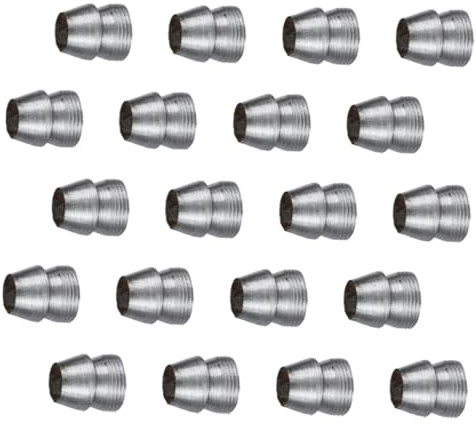 Toddmomy 20 Pezzi Cunei Di Metallo Rotondi Per Manico D'ascia, Strumento Di Fissaggio e Accessorio Per Riparare Cuneo D'ascia, Kit Di Cunei Di Fissaggio Per Lavori Di Falegnameria e Edilizia