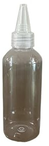 DKJAHSEK 5 Stück Plastikschnabelflasche Leere Flasche Unterflasche Quetschemulsion kleine leere Flüssigfarbflasche Spitze Tropfen Farbstoffflaschen(Clear,30ml)