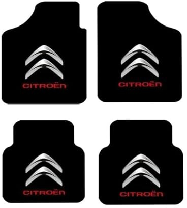 XRDSF 4 Stück Auto Teppiche Allwetter Automatten-Set für Citroen C2 2003-2009, rutschfest Fußraummatte Auto PKW-Fußraummatten Auto Fussmatten