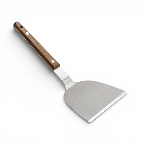 BonFeu Ustensiles de Barbecue de Qualité Supérieure en Acier Inoxydable et Bois d'Acacia – Accessoires pour Barbecue, Plancha et Brasero (Spatule Pro)