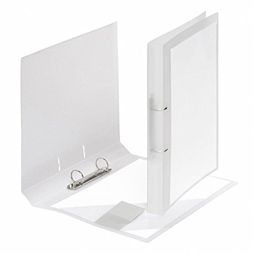 Präsentations-Ringbuch, A4, 2-Ringe 25mm, PP farblos transluzent, 1 Stück