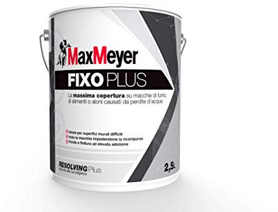MaxMeyer Pittura per interni Antimacchia Fixo Plus BIANCO 2,5 L