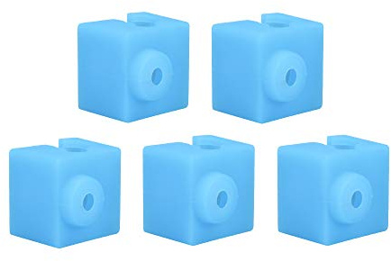 Silikon Sockel Hotend 3D-Drucker Teile Kompatibel Für E3D-V5 Original Heizung Aluminium Block - 5 Stück