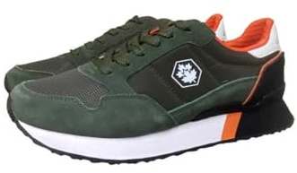 Lumberjack Wilson, Zapatillas de Gimnasio Hombre, Military Green White, 41 EU