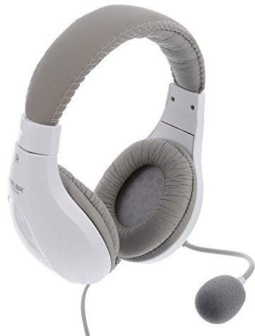 KOMBIUDA Casque Gaming Filaire avec Microphone pour Téléphone Ordinateur Portable Et Tablette Design Moderne Et Léger Confort Optimal avec Élimination du Bruit