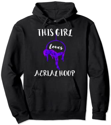 Dieses Mädchen Liebt Aerial Hoop Luftakrobatik Luftakrobatin Pullover Hoodie