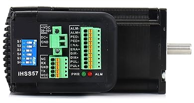 CIRONI 2Phase Nema23 1N.m 0-1500rpm Hybrid Integrated Closed Loop Stepper Servo Motor Driver, 36VDC