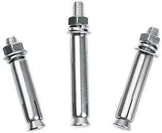 1 STÜCKE, Mauerwerksschrauben for Ziegelwand 304 Edelstahl M12 Spreizankerbolzen Schrauben Fastner(Size:M12x80mm)