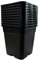 Easy Act 10x Topf viereckig 22,5 x 22,5 x 24cm (9L) Pflanztopf Vierkant-Topf Blumentopf Pflanzgefäß Blumenkübel Anzucht-Topf | 10er Pflanzcontainer-Set