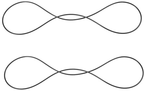 EXHUMKY 2pcs Elastic Rubber Ring for Lid Lock Pot Lid Replacement Latch Band for Cookware Slow Cooker Supplies