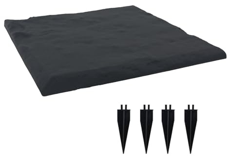 Pierres de Jardin,Décoration Paysagère pour Allées - Dalles avec Piquets pour Allée Jardin Cour Arrière Piscine Parc Espaces Extérieurs
