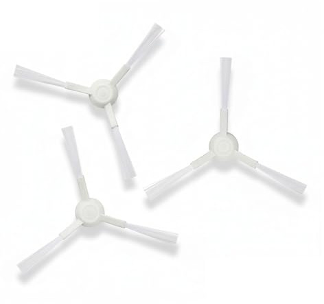 MultiAccesorios Pack 3 Cepillos Laterales Compatibles con Xiaomi Robot Vacuum Mop 2S, P, Pro, STYJ02YM, XMSTJQR2S, S10, S10+, S10EU, S12, S20, S20+, D106 – Repuestos y Accesorios Aspiradora Robot