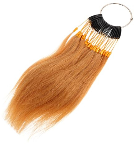 Gatuida Echthaar Farbmuster Satz zum Testen der Natürlichen Haarfarbe mit Haartestringen Praktisches für Kreatives Hairstyling und Vielseitige Farboptionen