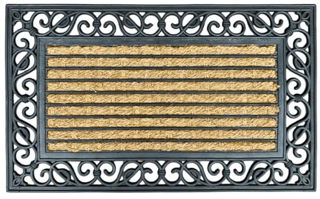LSC Nexa Outdoor Door Mat Heavy Duty Front Porch Mat with Rubber Backing Dirt & Grass Scraper for Entrance Patio and Home Use. (45 x 75 cm pack of 1)